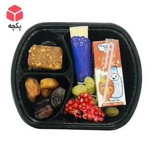 پک پذیرایی یلدا با فینگرفود، میوه و خرمای ممتاز مدل «گرماگرم»