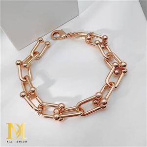 دستبند زنانه حلقه آویز طرح طلا از برند ژوپینگ کد 654