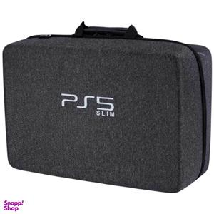 کیف حمل کنسول ps5 پلی استیشن 5 اسلیم بافت مخملی مشکی