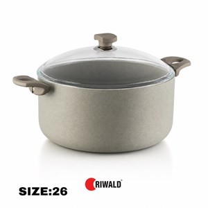 قابلمه سایز 24 نچسب ریوالد مدل یورک (بژ)