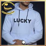 هودی مردانه طرح LUCKY کد 1019