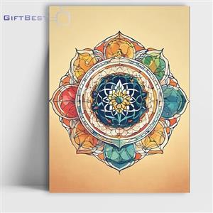 تابلو ماندالای آرامش 1 کد 110346