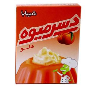 پودر دسر هلو شیبابا مقدار ۵۰ گرم