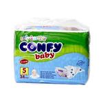 پوشک بچه CONFY BABY سایز 5 - 11 تا 25 کیلو(34عدد)