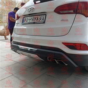 گارد عقب سانتافه 2017 مدل وارداتی 4 اگزوز