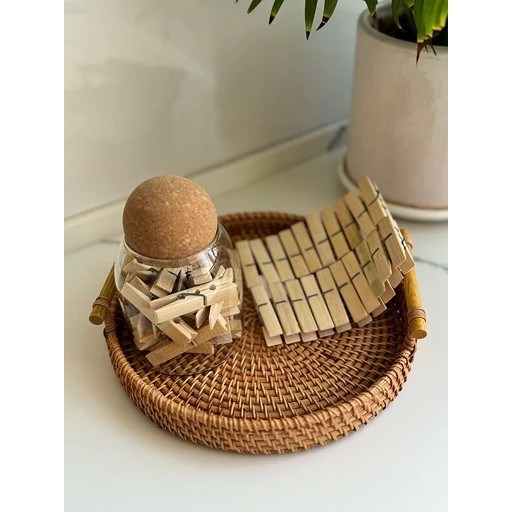 گیره لباس بامبو