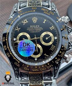 ساعت مچی مردانه رولکس دیتونا حکاکی اتوماتیک 01444 ROLEX DAYTONA