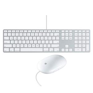 ماوس و کیبورد Apple Wired Keyboard Slim Mouse
