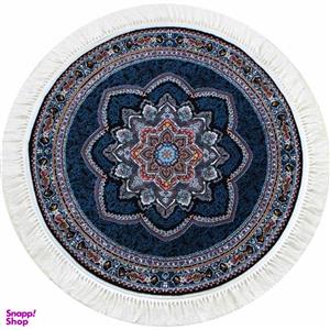 فرش گرد طرح باغ معلق کد 521 