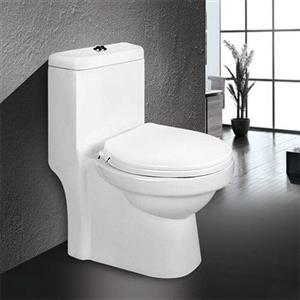 توالت فرنگی مروارید مدل تانیا 66 بیده دار CH درجه3 سفید