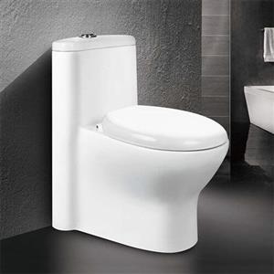 توالت فرنگی مروارید مدل پارمیدا 72 درجه3 سفید