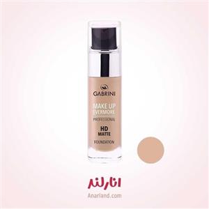 کرم پودر گابرینی مدل HD Matte شماره 102 حجم 30 میلی لیتر