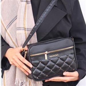 کیف زنانه مدل منگو MANGO طرح چرم  کدG1095
