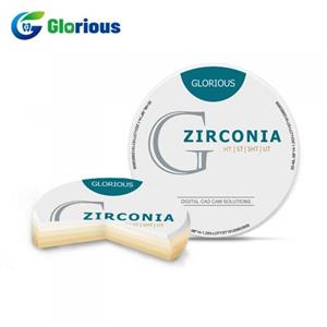 بلنک زیرکونیا گلوریس 3D Pro با رنگ طبیعی | Glorious Zirconia 3D Shape Pro blank