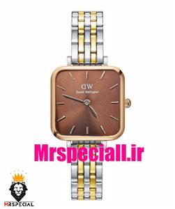 ساعت دنیل ولینگتون زنانه مربع دورنگ رزگلد Daniel Wellington 020362