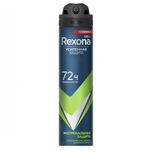 اسپری دئودورانت رکسونا Rexona مردانه 72 ساعته مدل Экстремальная защита حجم 200 میل