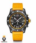 ساعت مچی مردانه برایتلینگ بند رابر زرد BREITLING 01591