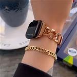 بند کارتیه چرمی مناسب برای اپل واچ سری  Apple Watch 1 , 2 , 3 , 4 , 5 , 6 , 7 , 8 , 9 , SE ,Ultra , Ultra 2  سایز 38 / 40 / 41 / 42 / 44 / 45 / 46 / 49  میلی متر