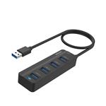 هاب 4 پورت USB 3.0 اونتن مدل OTN-2305 با 4 پورت USB-A دارای پورت Type-C تامین برق