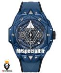 ساعت مچی مردانه هابلوت کهکشانی پشت شیشه ای HUBLOT Sang Bleu 020555