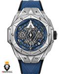 ساعت مچی مردانه هابلوت کهکشانی پشت شیشه ای HUBLOT Sang Bleu 0985