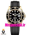 ساعت مچی رولکس ساب مارینر اتوماتیک رزگلد بند رابر صفحه مشکی 5813 Rolex Submariner