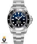 ساعت رولکس مردانه مدل ساب مارین دیپسی اتوماتیک استیل صفحه ابی مشکی 6606 Rolex Sub mariner