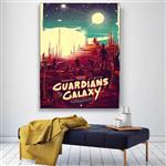 تابلو شاسی گالری استاربوی طرح Guardians of Galaxy مدل انتقام جویان 1
