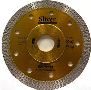 صفحه خشکه بر توربو پرسلان مینی اسلیور (SLIVER) 115 میلی متر