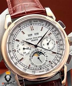 ساعت مچی مردانه پتک فیلیپ چرمی  اتومات رزگلد Patek Philippe 0994