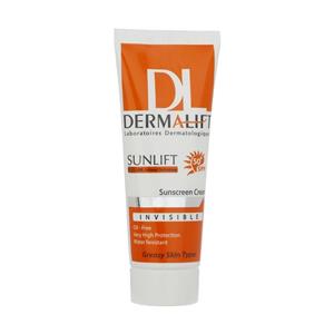 کرم ضدآفتاب بی‌رنگ درمالیفت SPF50 حجم 40 میلی‌لیتر