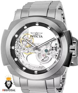 ساعت اینویکتا مردانه اتوماتیک استیل صفحه اسکلتون INVICTA 8235