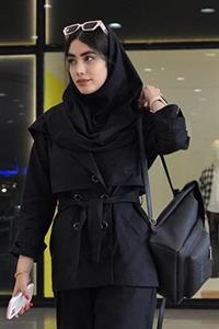 ترنج کت ریچ کت زنانه مشکی کد(7118)