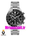 ساعت تگ هویر مردانه مدل کررا استیل کرنوگراف صفحه مشکی Tag Heuer Carrera TG 01122