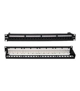 پچ پنل 24 پورت همراه با کیستون Cat6 UTP کی نت K-NPC6UTL24