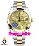 ساعت رولکس مردانه مدل دیت جاست اتوماتیک دورنگ طلایی صفحه طلایی 020894 ROLEX DATEJUST