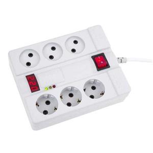 محافظ ولتاژ پارت الکتریک مدل 6 شاخه کد P-1800