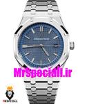 ساعت مردانه اودمار پیگه رویال اوک اتوماتیک صفحه ابی AUDEMARS PIGUET ROYAL Oak 020383