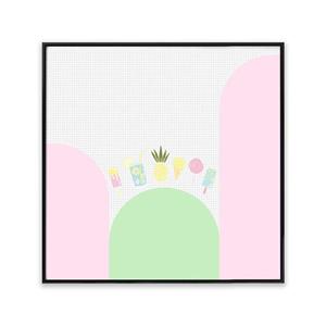 تابلو کافی شاپ هنری مدرن T12018200