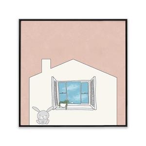 تابلو کودک خانه خرگوش T12113500