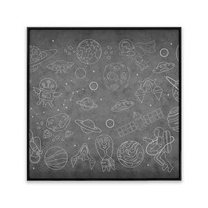 تابلو اتاق کودک فضا کهکشان T10024300