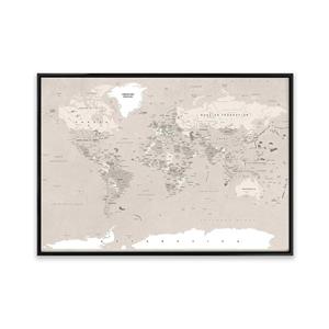تابلو نقشه جهان T10242800