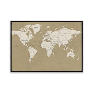 تابلو نقشه جهان رسمی T10240300