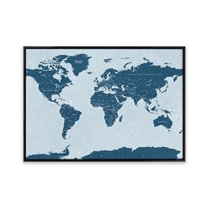 تابلو طرح نقشه جهان T10222700