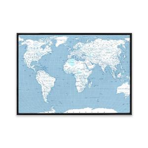تابلو جدید نقشه جهان T10230200
