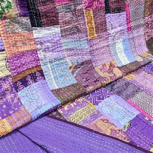 پارچه ابریشم کوک دوزی هندی رنگ 56