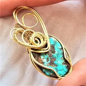 آویز فیروزه دست ساز