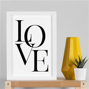 تابلو دکو قاب مدل لاو کد YW2101w