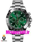 ساعت رولکس مردانه مدل دیتونا کرنوگراف استیل صفحه سبز 020859 ROLEX DAYTONA