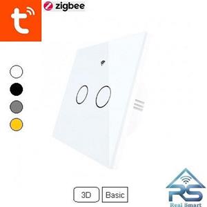 کلید دو پل هوشمند Zigbee برند Tuya